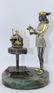 Vasari Bronze Gold Plated Figure