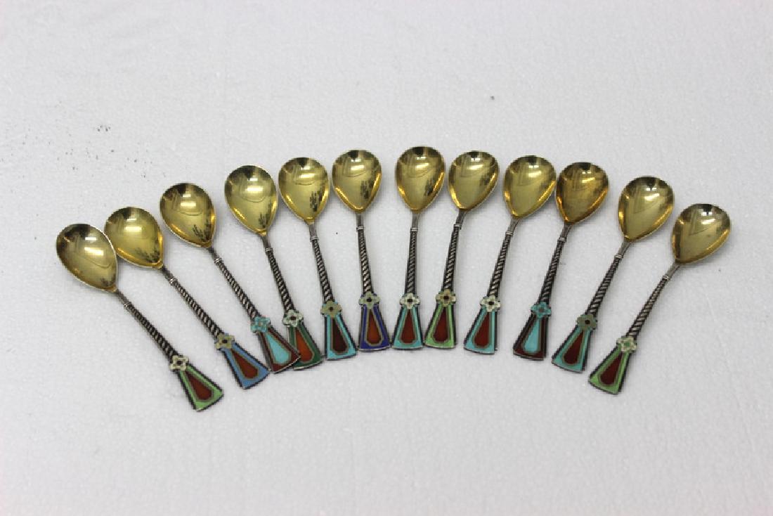 Antique Russian Enamel Spoon (1 of 5)