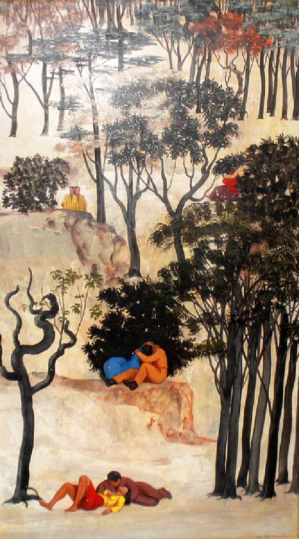 Aldo Pagliacci (Italian, b.1913-1990) Oil on Board (1 of 3)