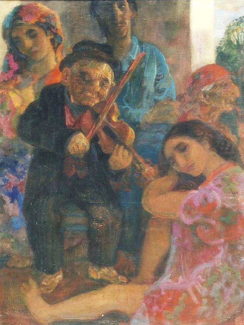 Vladimir Szabo (Hungarian, b.1905-1991) Oil on Panel of (1 of 4)