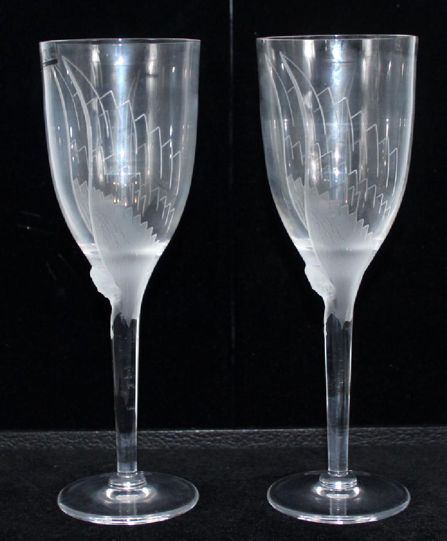 Lalique Angel (2) Champagne Crystal Flutes (1 of 3)