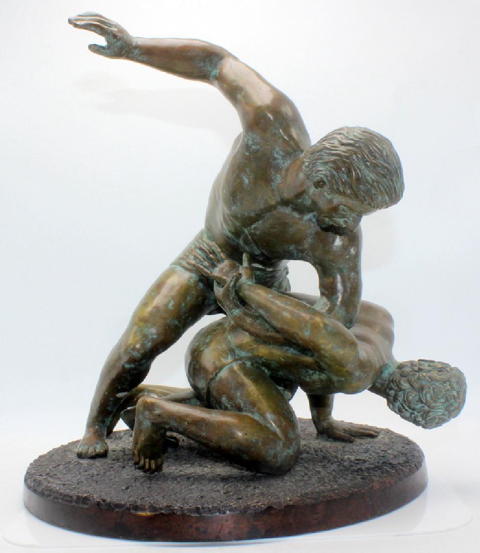 Maitland-Smith Bronze of Wrestlers (1 of 2)