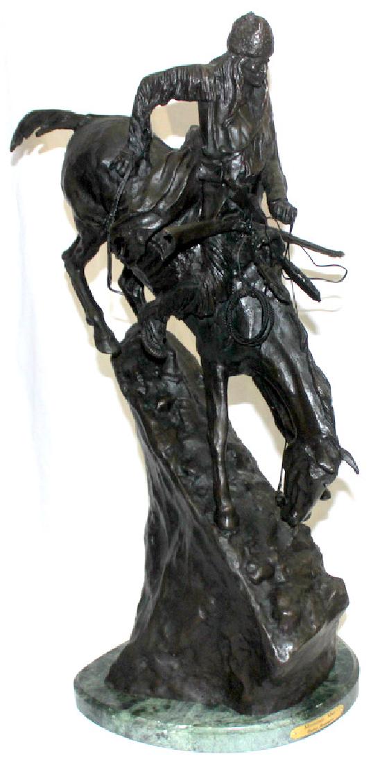 F. Remington "Mountain Man" Bronze on Marble (1 of 5)
