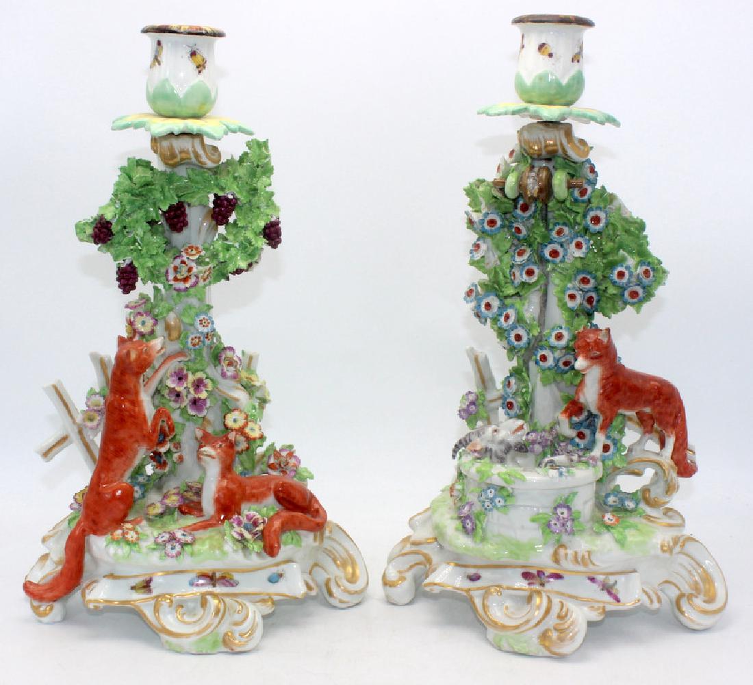 Staffordshire Candlestick Holders (1 of 7)
