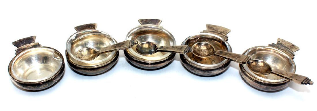 Antique Georg Jensen (6) Sterling Silver Salt Cellars (1 of 2)