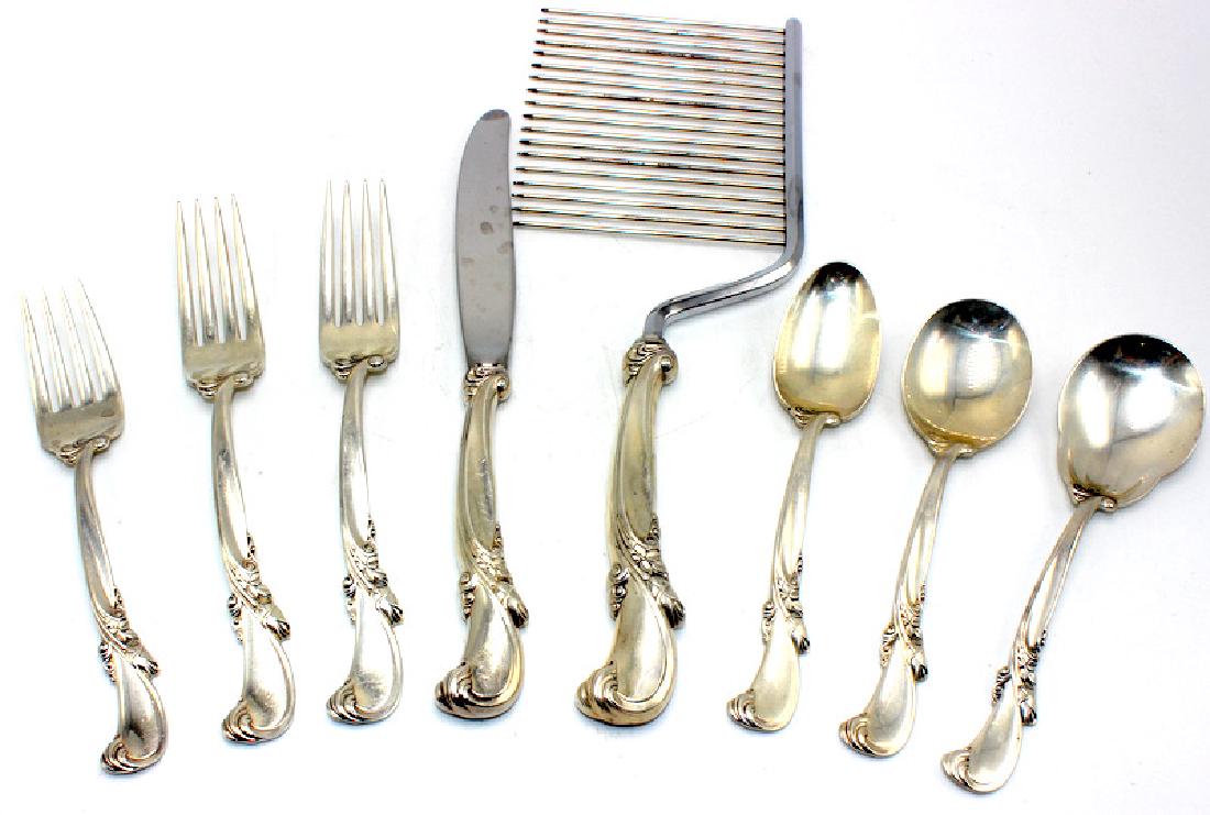 Wallace Waltz of Spring 62 pc. Sterling Silver Flatware (1 of 2)