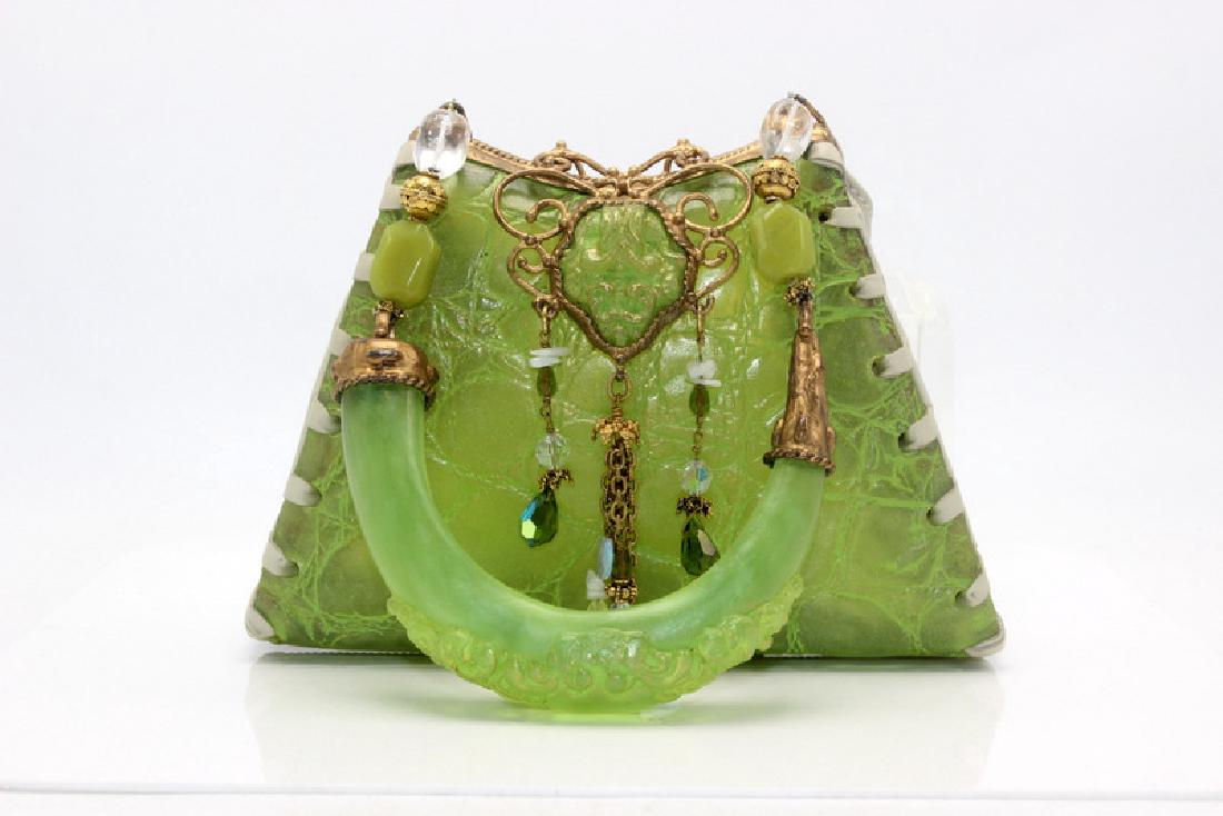 Maya Handbag: Maya Handbag. 5" h x 6.5" w.