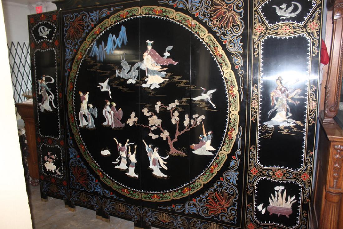Chinese 6 Panel Hardstone Screen (1 of 5)