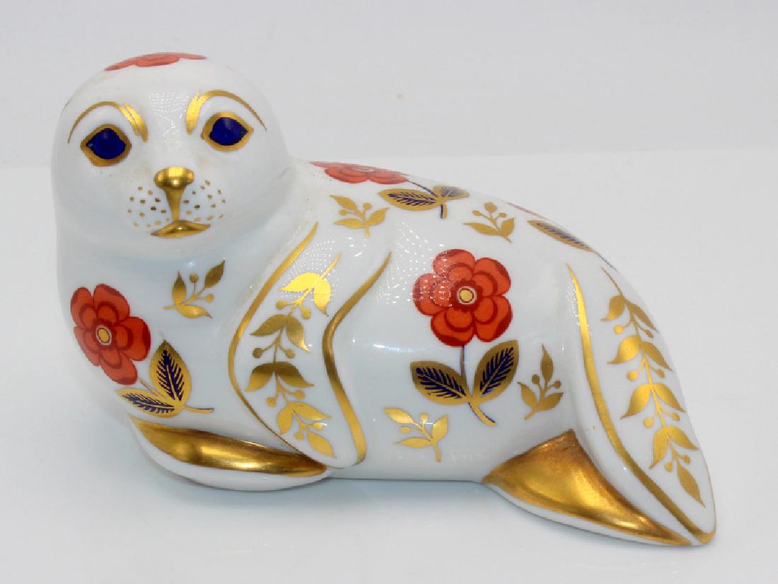 Royal Crown Derby Imari Seal: Royal Crown Derby Imari Seal. 3.25" h.