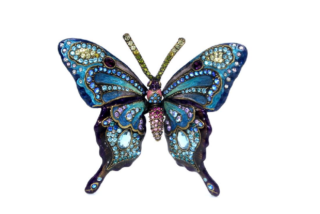 Jay Strongwater Enameled Butterfly with Colored (1 of 1)