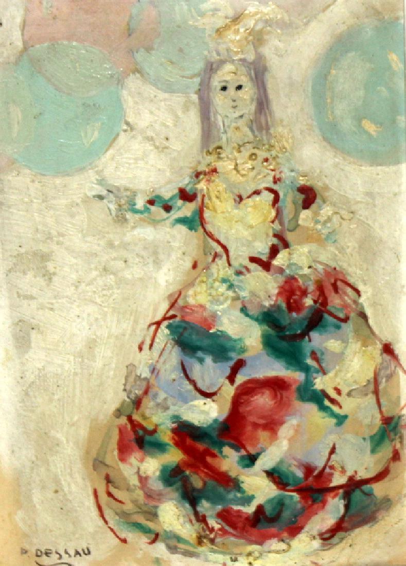 Paul Dessau (German, b.1894-1979) Oil on Board (1 of 2)