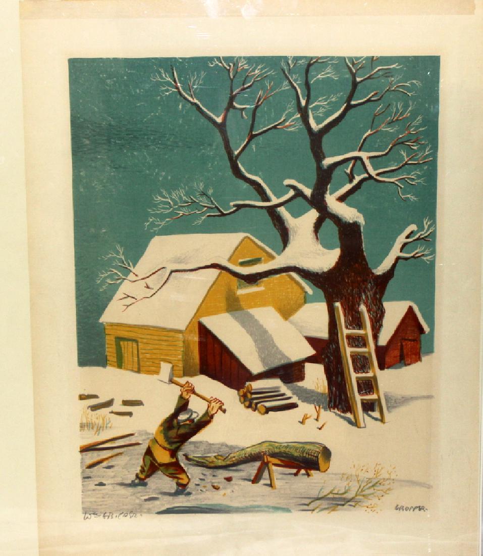William Gropper (American, b. 1897-1977) Winter Scene (1 of 1)