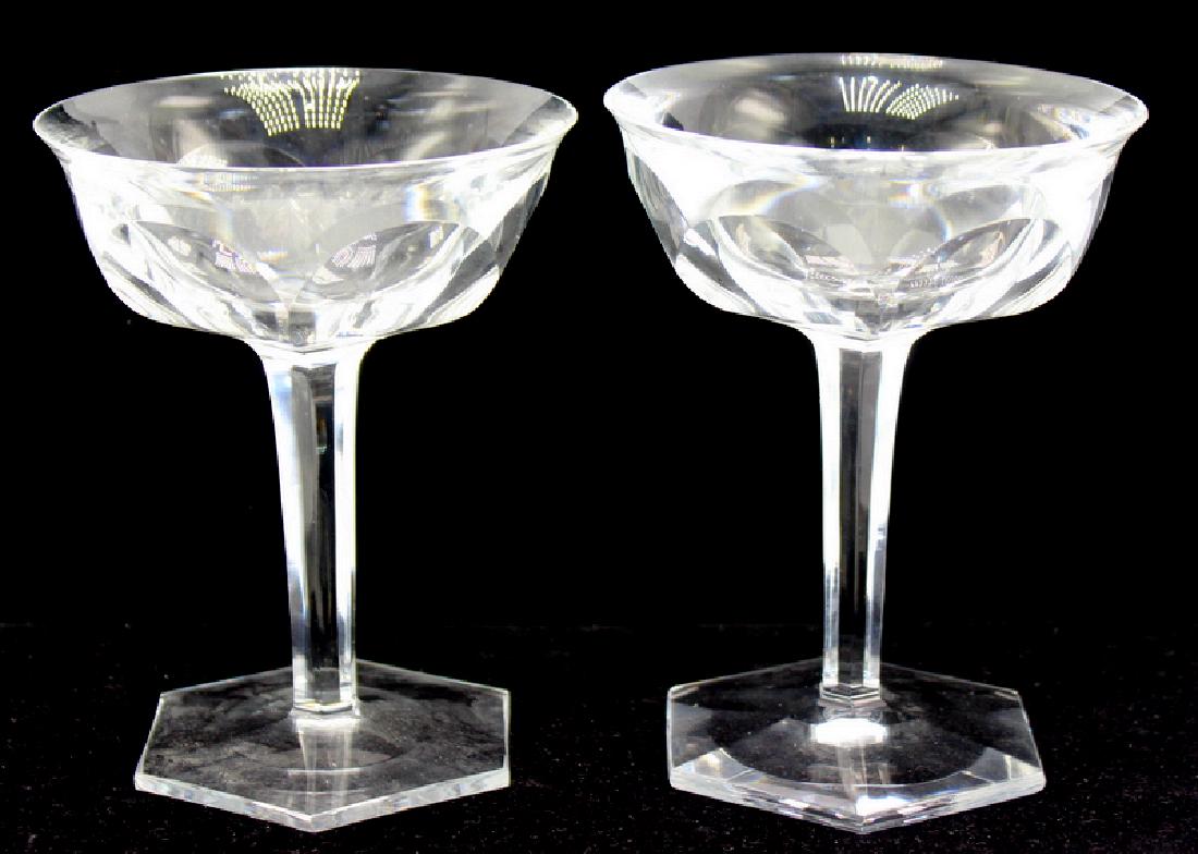 6 pc. Baccarat France Champagne Glasses (1 of 1)