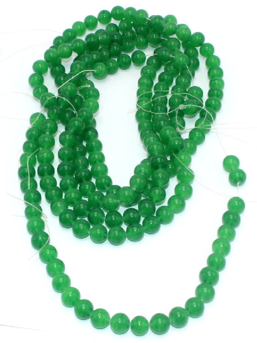 (4) Jade Beaded Necklace Strands (1 of 1)