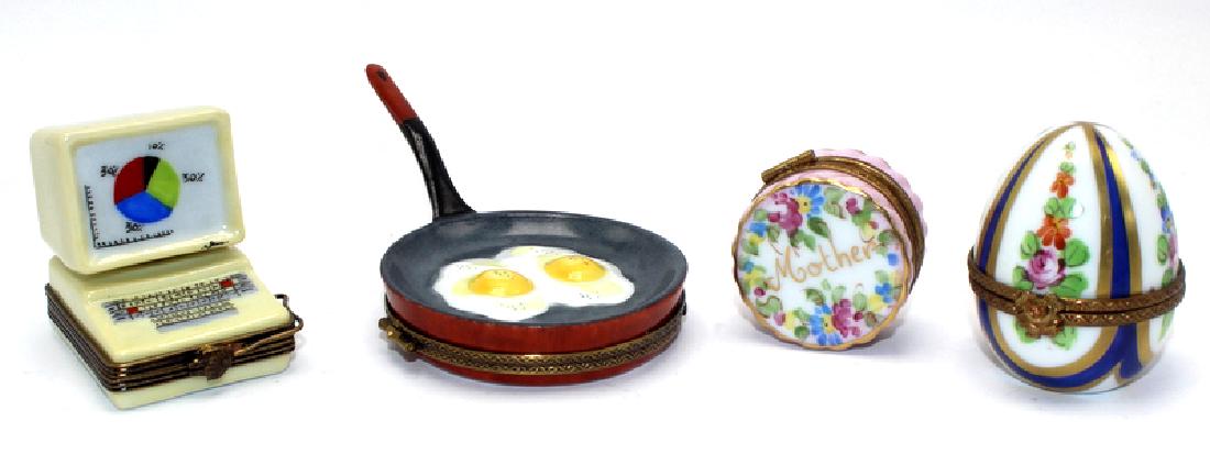 (4) French Limoge Pill Boxes (1 of 1)