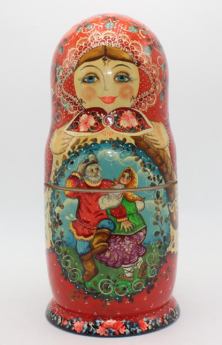 Antique Russian Nesting Dolls (1 of 2)