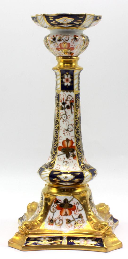 Royal Crown Derby Traditional Imari Single Candlestick (1 of 1)
