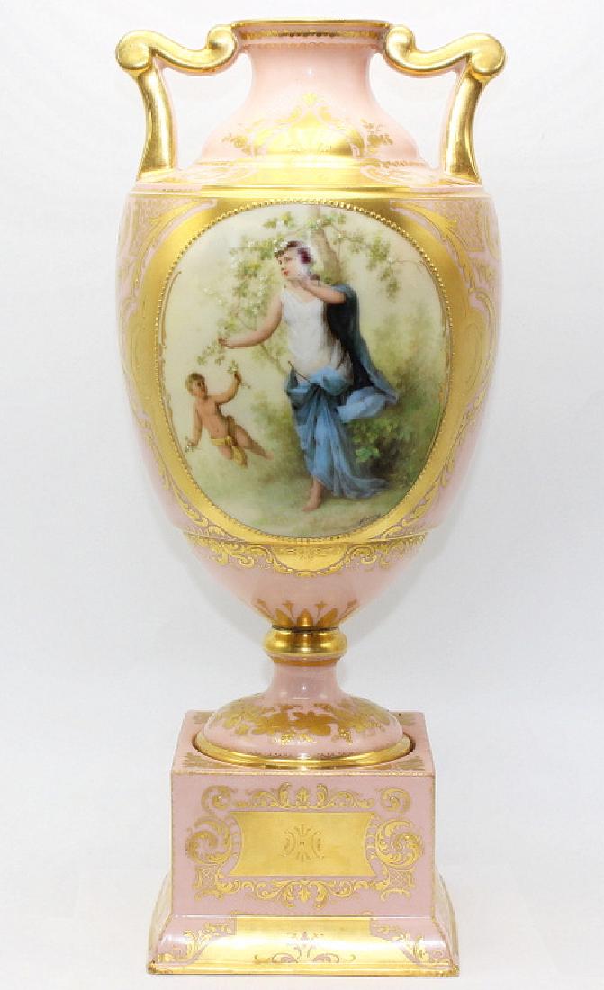 Royal Vienna Hand painted Vase (1 of 1)