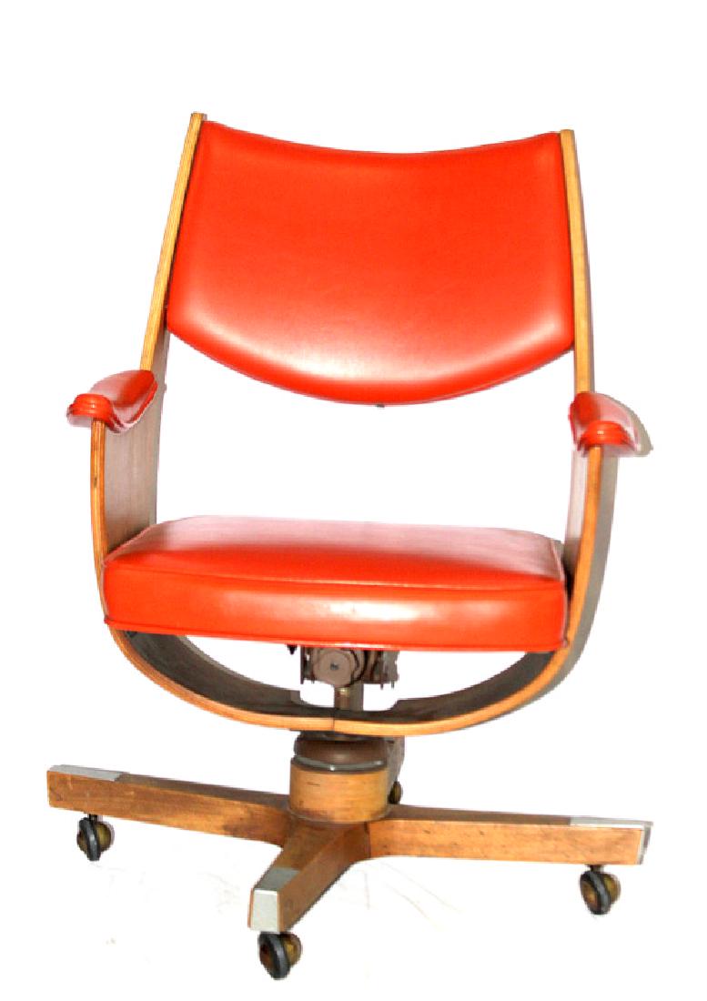 Mid-Century Michael Thonet Style Rolling Chair: Mid-Century Michael Thonet Style Rolling Chair.