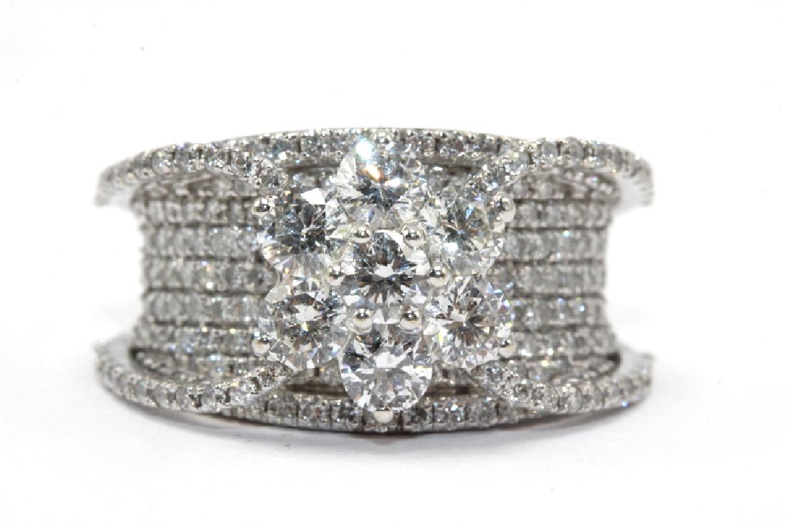 18Kt WG & 3.50ct. Diamond Ring (1 of 1)