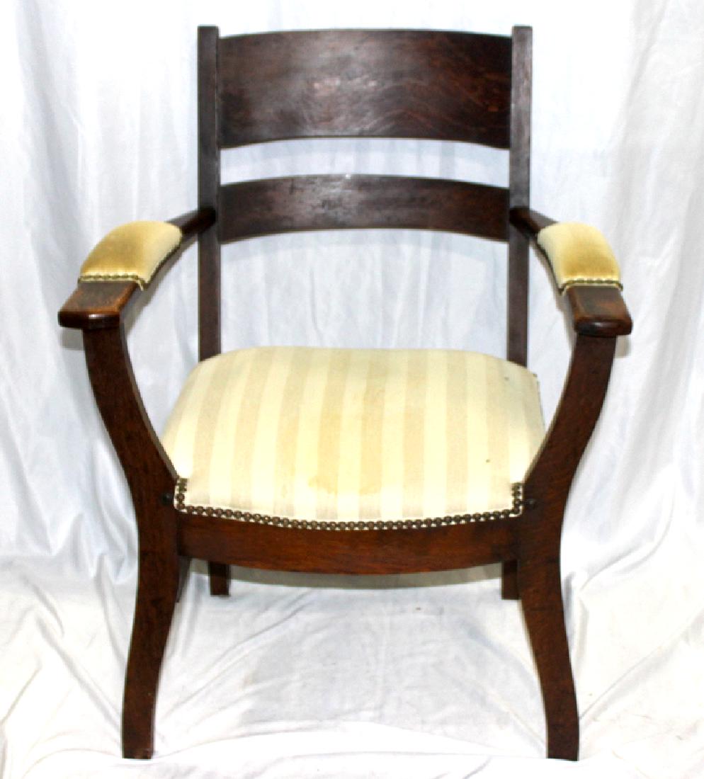 Stickley Oak Arm Chair (1 of 1)