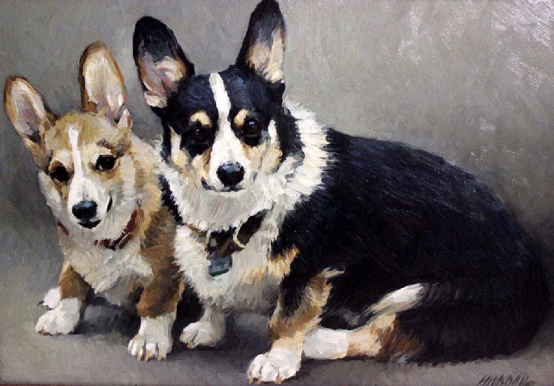Richard Murray (American, b.1948) "Jake and Caleb" Oil (1 of 4)