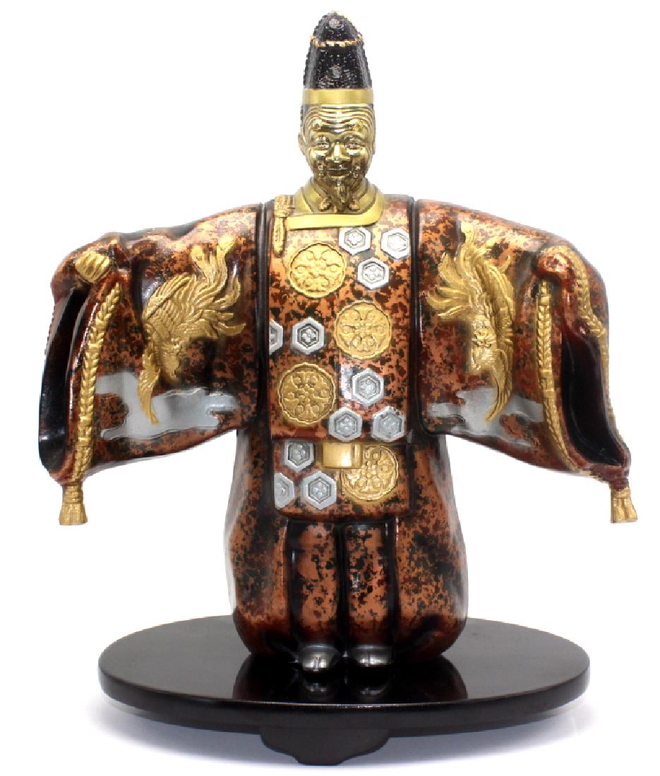 Antique Japanese Colored Bronze Figure (1 of 1)