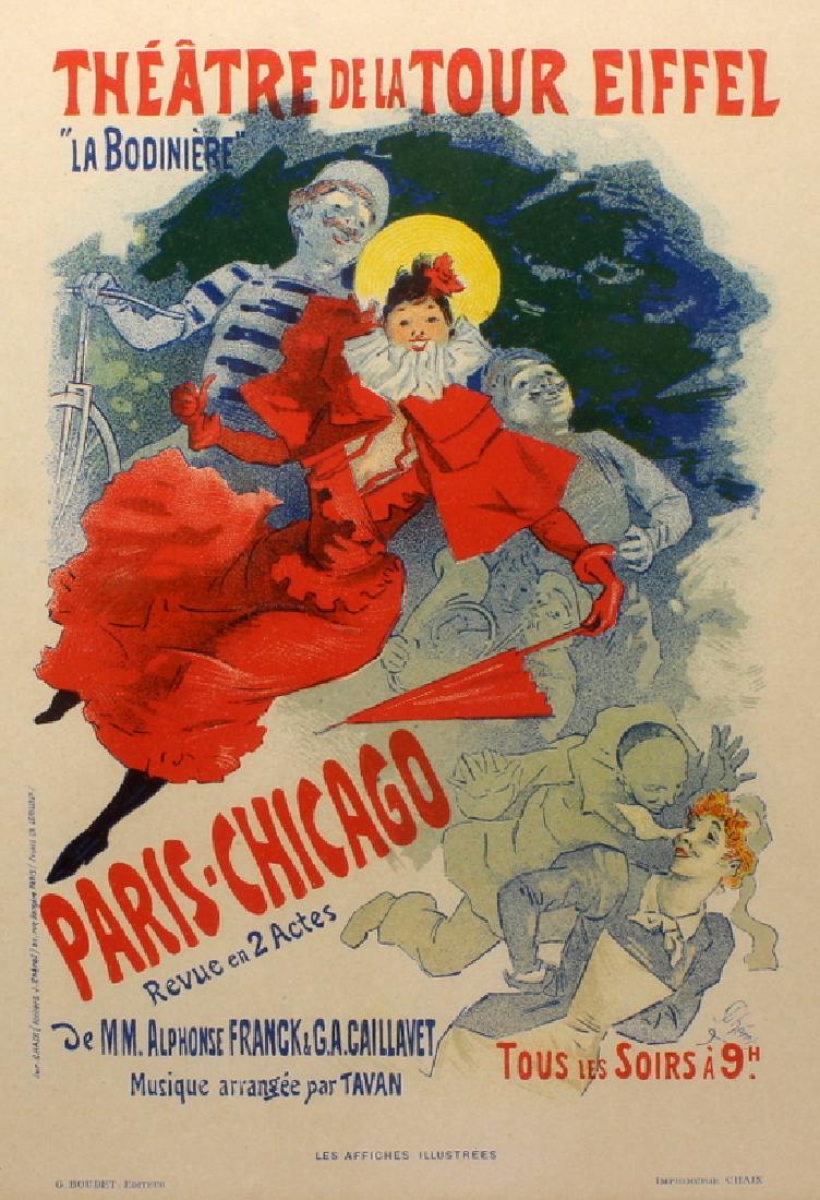 Jules Cheret 1836, 1932 "Theatre De La Tour Eiffel" (1 of 3)
