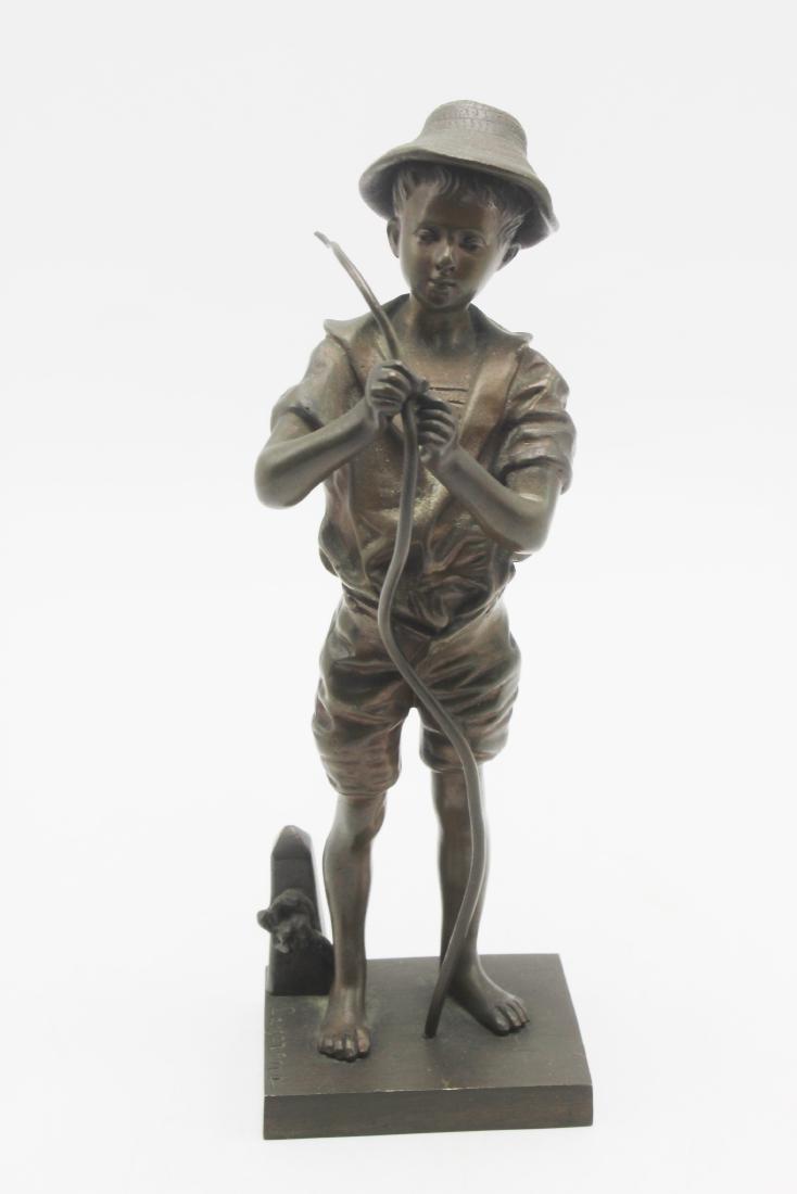 Adolphe Jean Lavergne Bronze Figure: Adolphe Jean Lavergne Bronze Figure. 7" high.