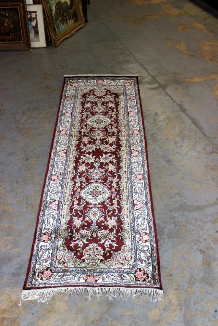 Persian Silk Rug Runner (1 of 3)
