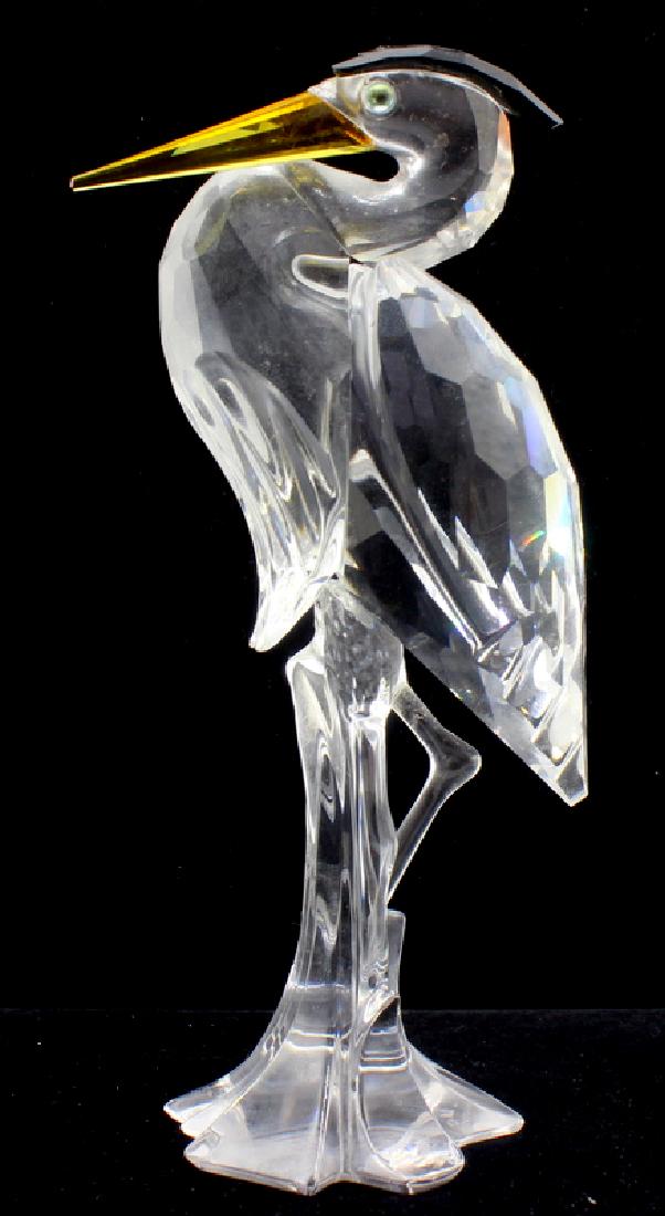 Swarovski Crystal Silver Heron Figure (1 of 1)