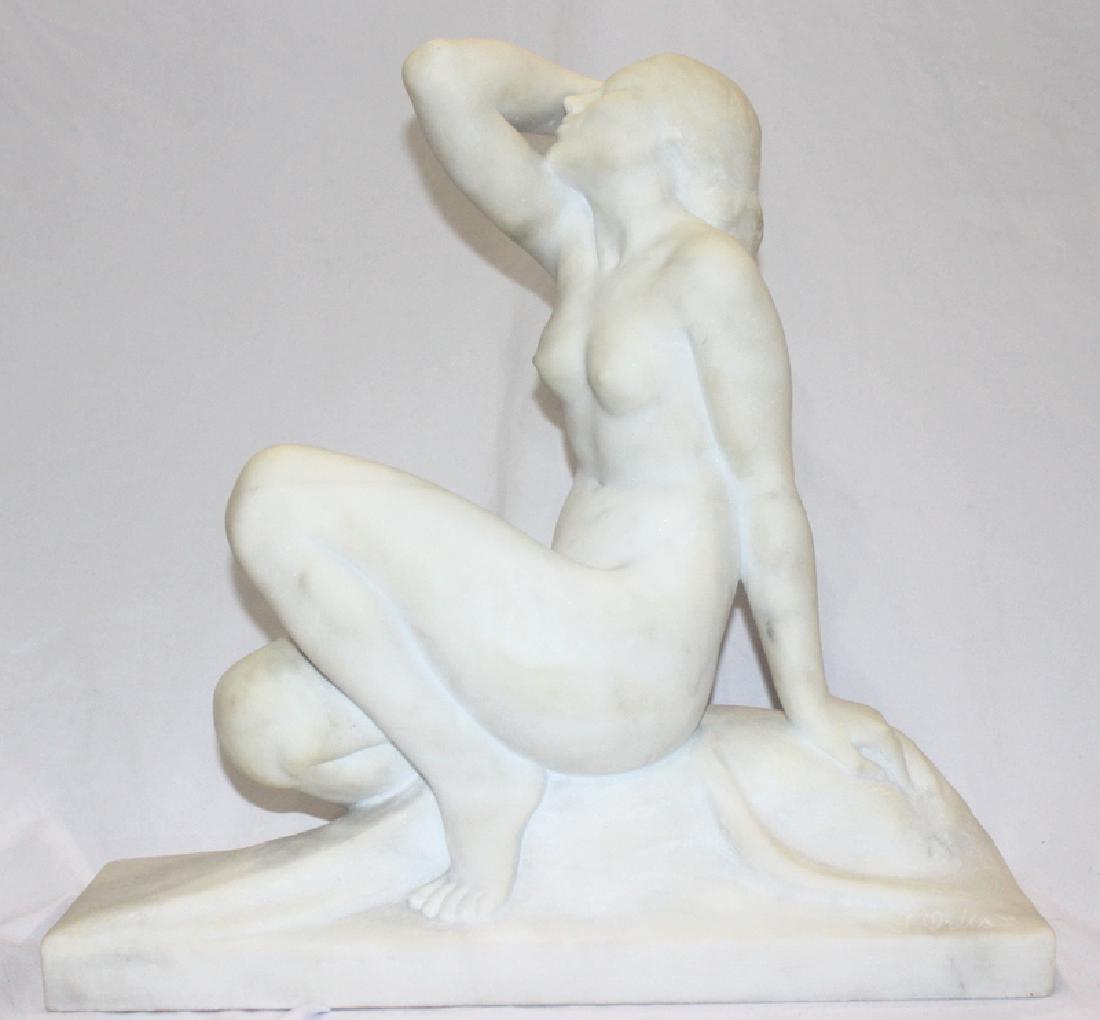 Jean Ortis 20th Century French Marble Sculpture (1 of 3)
