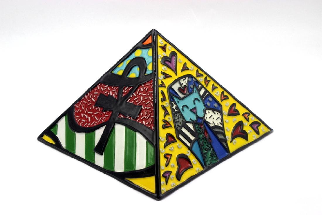 Romero Britto (Brazilian, b.1963) Hyde Park Pyramid (1 of 6)