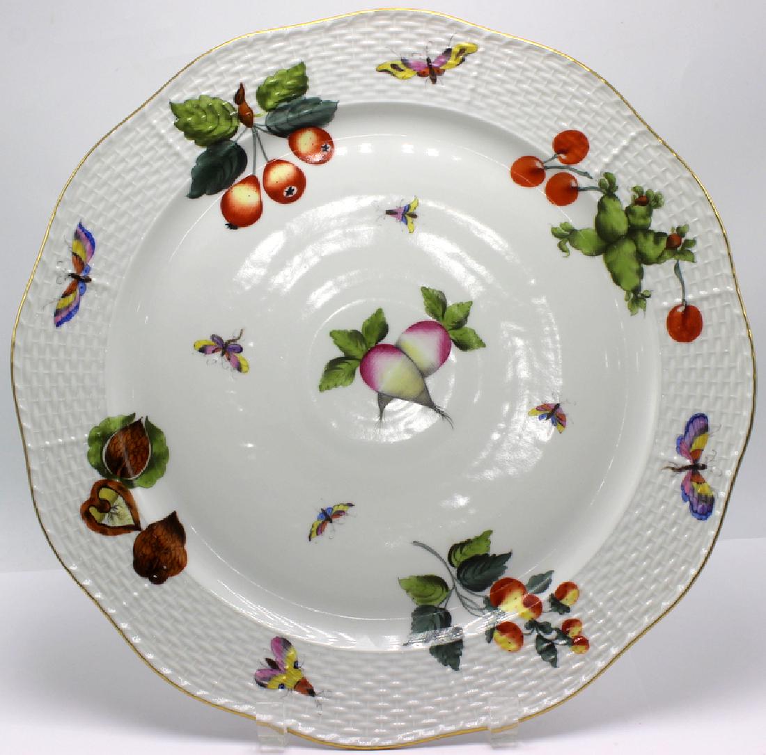 Handpainted Herend Hungary Serving Plate (1 of 1)