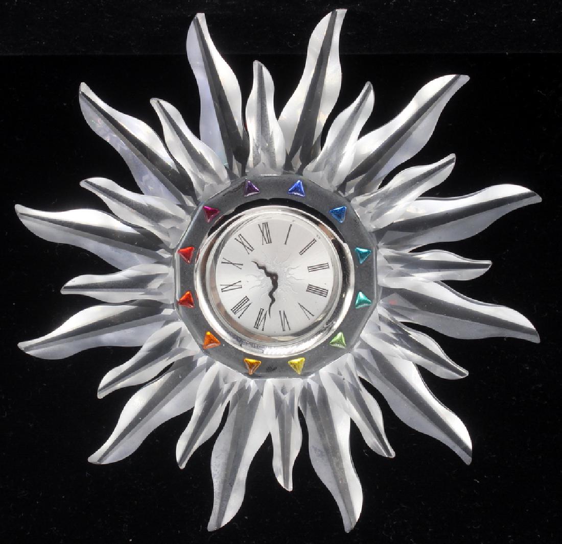 Swarovski Crystal Solaris Table Clock (1 of 1)
