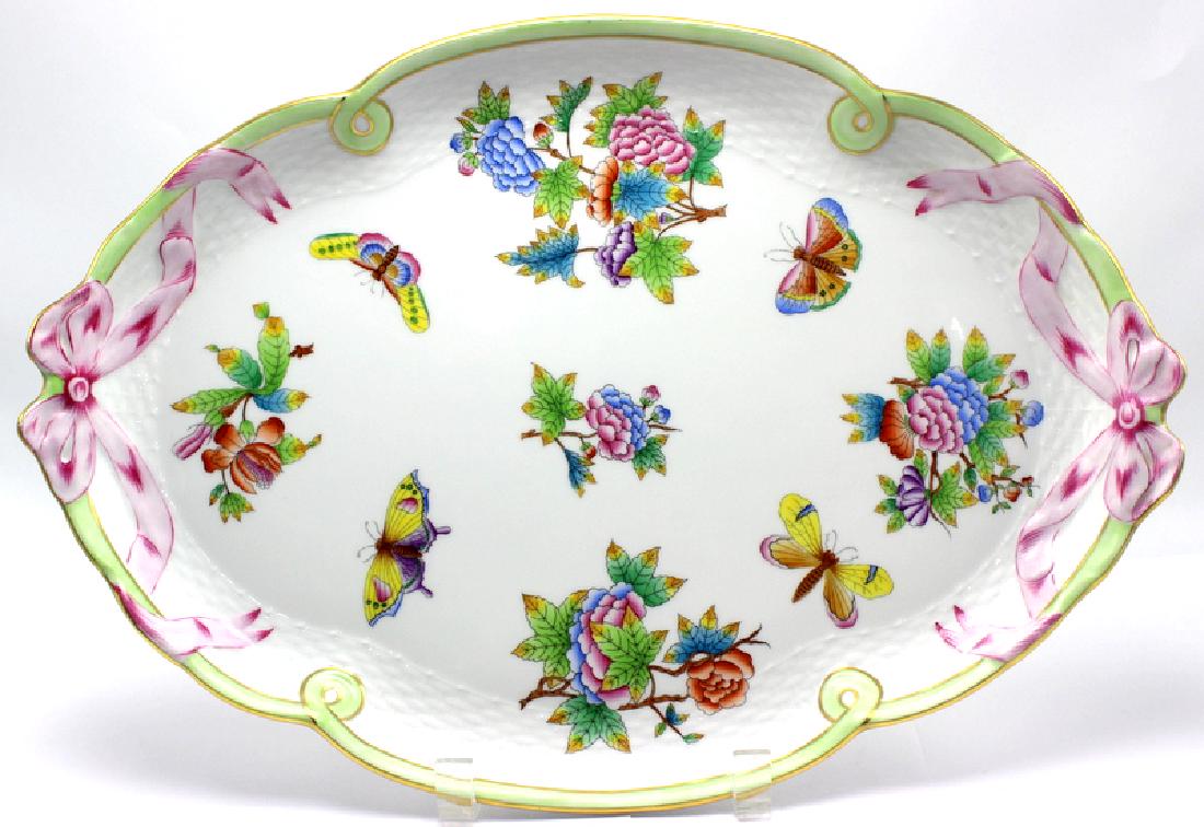 Herend "Queen Victoria Ribbon" Serving Tray (1 of 1)