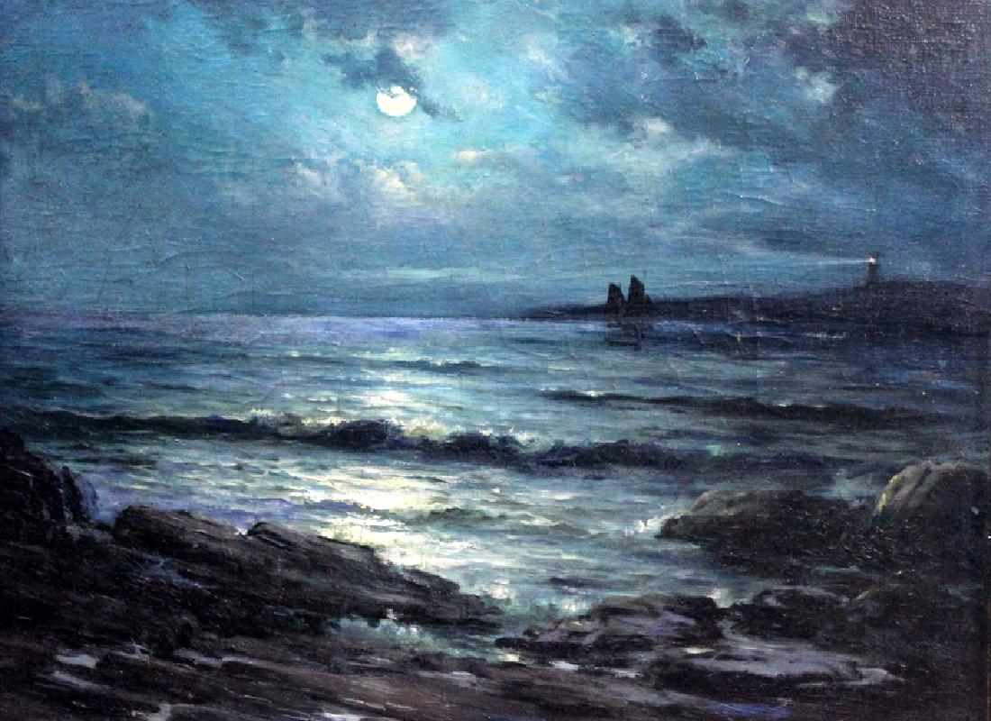 Leon Lundmark (Sweden, b.1875-1942) Oil on Canvas (1 of 2)