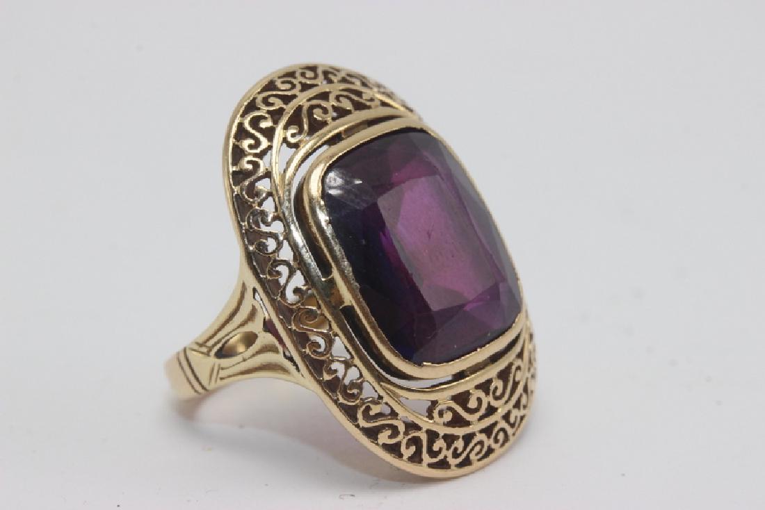 14Kt YG Amethyst Ring (1 of 2)