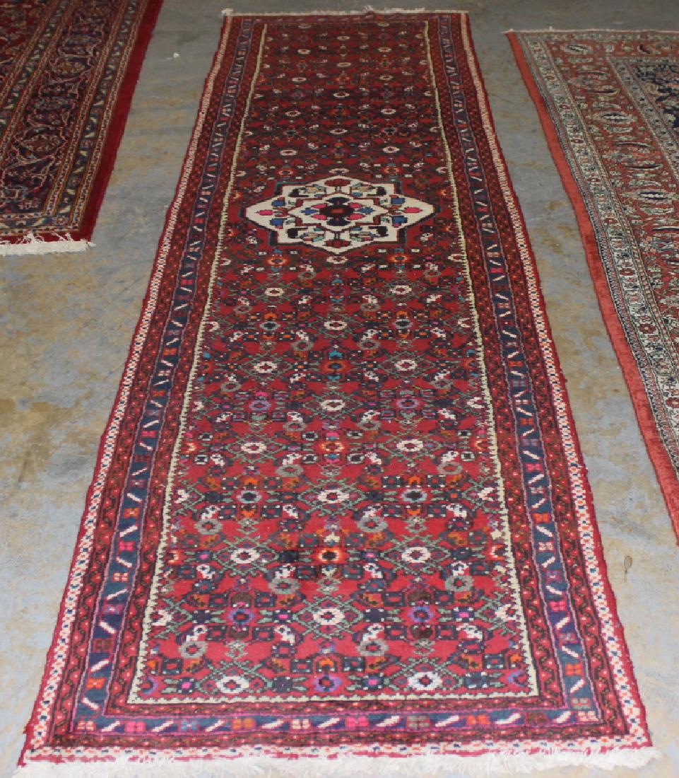 Antique Hamadan Red Runner Rug (1 of 2)