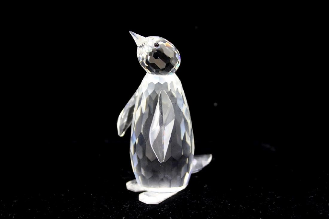 Swarovski Crystal Penguin Figurine: Swarovski Crystal Penguin Figurine. With original box. 3" h.