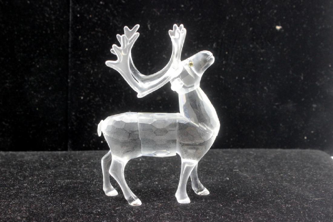 Swarovski Crystal Moose Figurine: Swarovski Crystal Moose Figurine. 3.75" h.