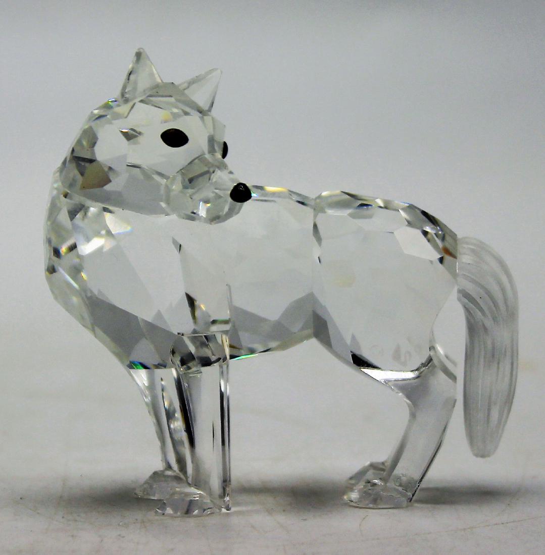 Swarovski crystal fox figurine. (1 of 1)