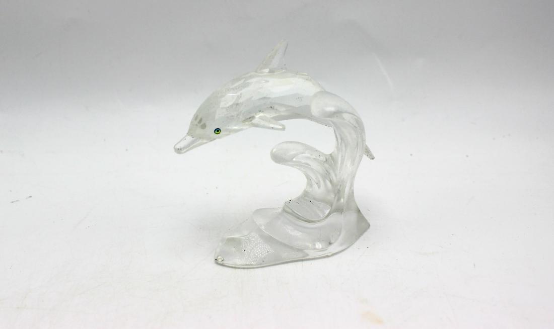 Swarovski crystal dolphin figurine 3.5"H (1 of 1)