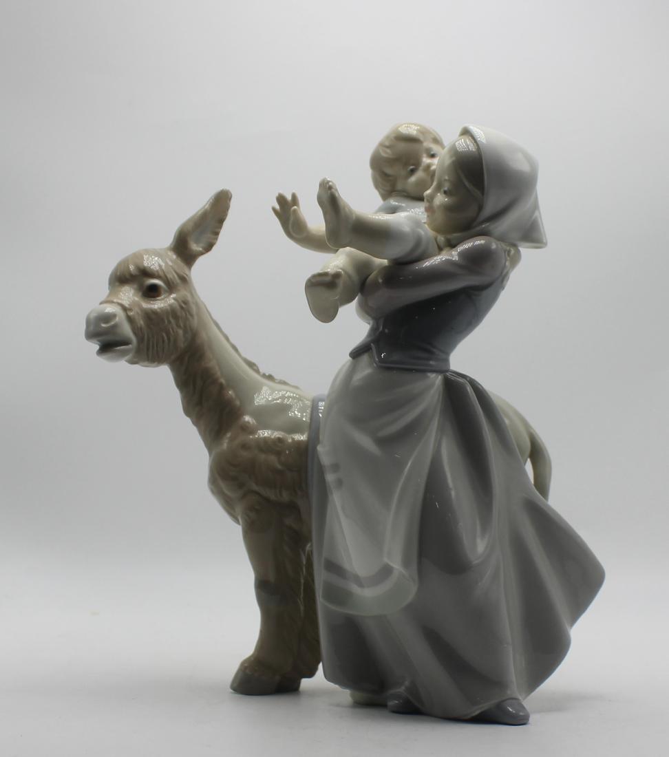 Lladro Porcelain #4843 "Donkey Ride" (1 of 1)
