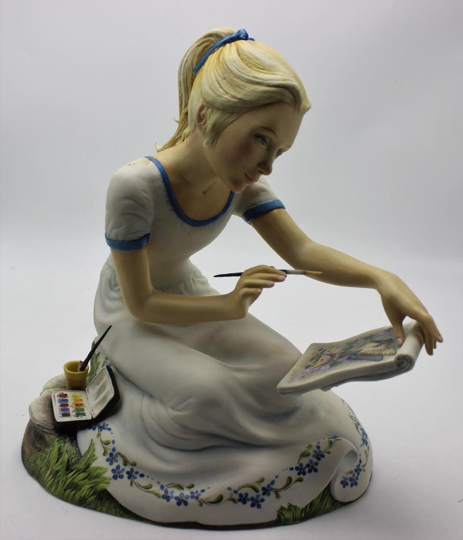 Boehm porcelain #700-4 "Growing up": Boehm porcelain #700-4 "Growing up" series paintress figure. 10" Height x 9" Width
