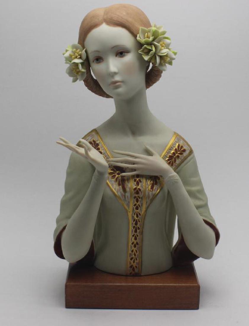 Cybis Porcelain Beatrice Bust Figure (1 of 1)