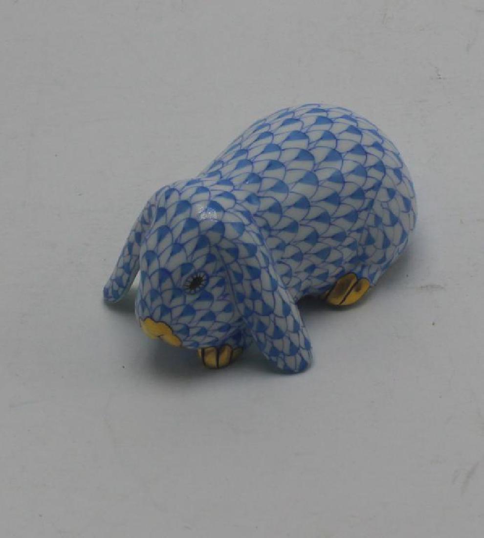 Herend Porcelain Rabbit Figure (1 of 3)