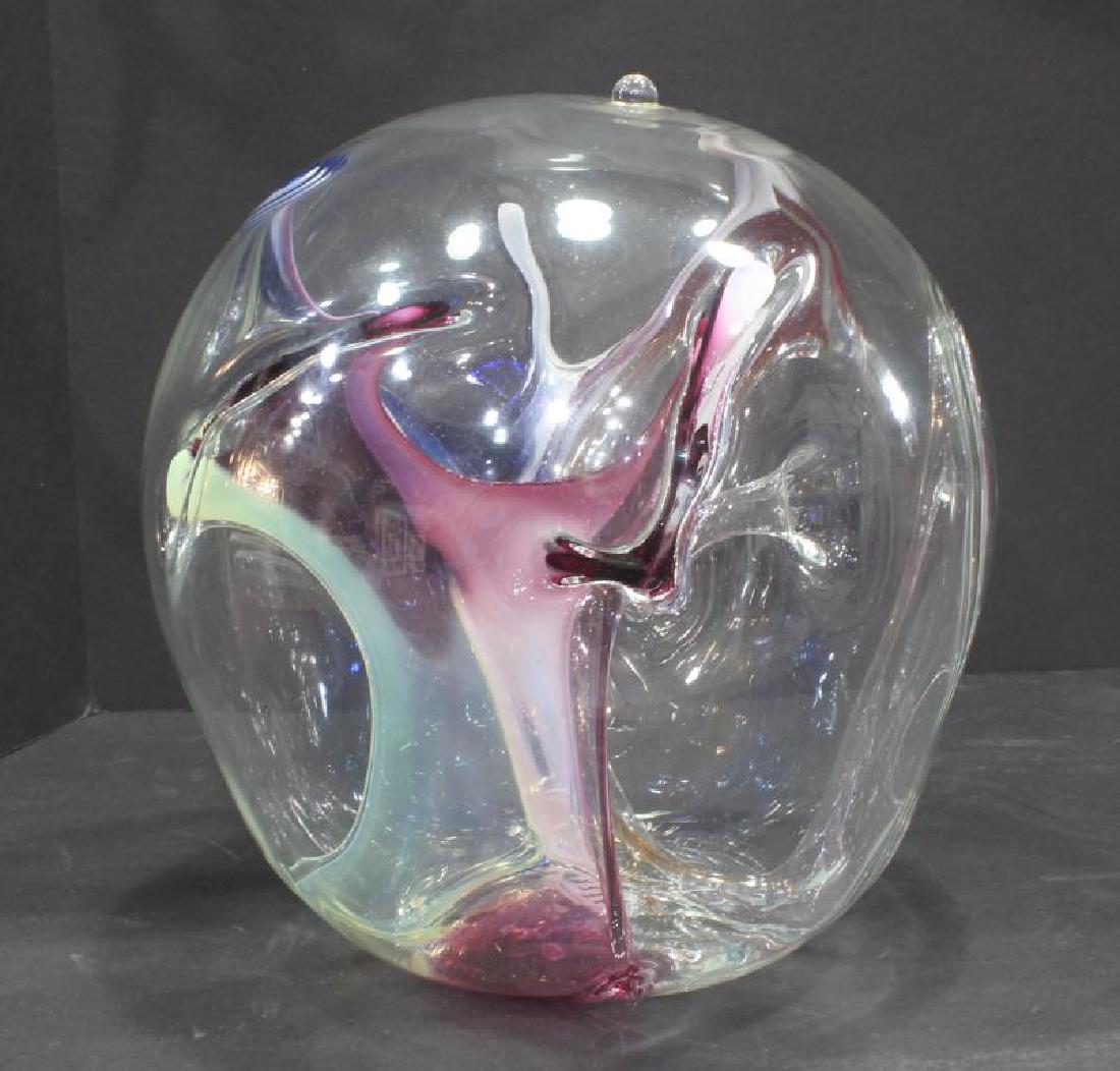 Peter Bramhall American IBL: "Peter Bramhall American IBL" 1942 Art Glass Sculpture 11 1/2 Height 10" Width