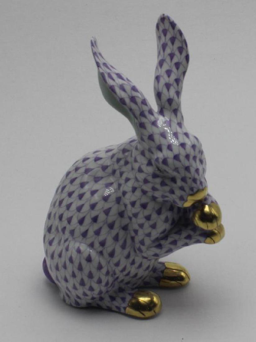 Herend Porcelain Rabbit Figure (1 of 2)