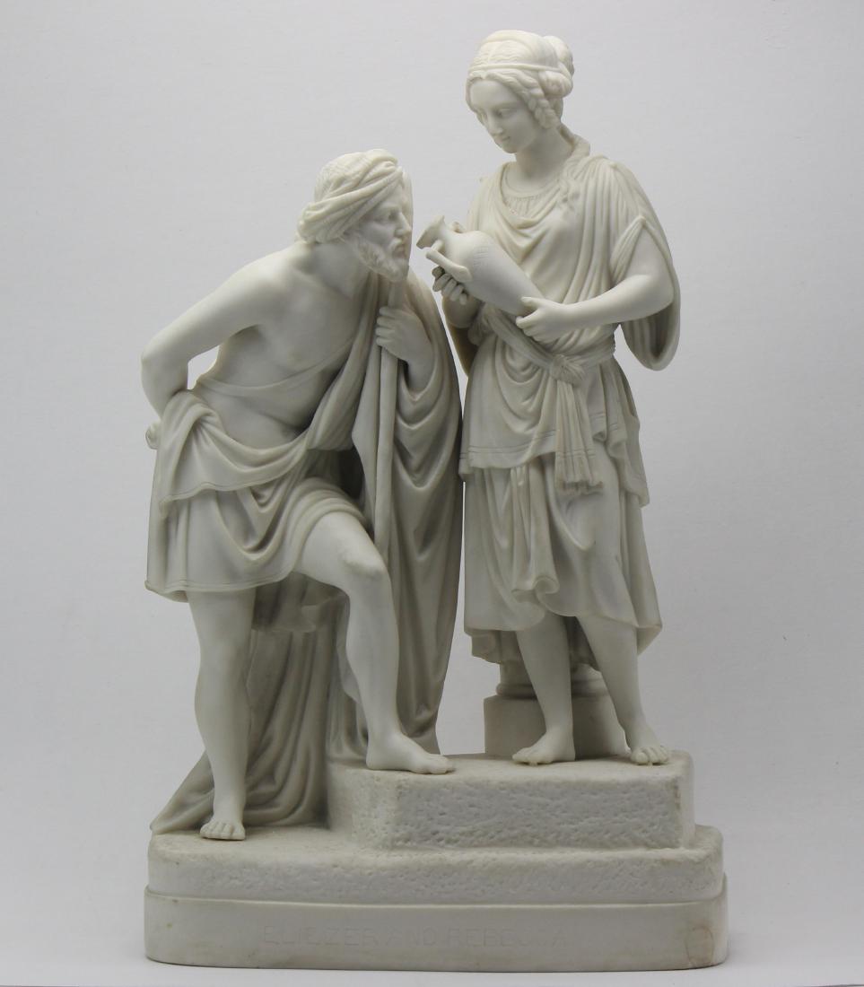 Parian Eliezer & Rebecca Figural Group (1 of 1)